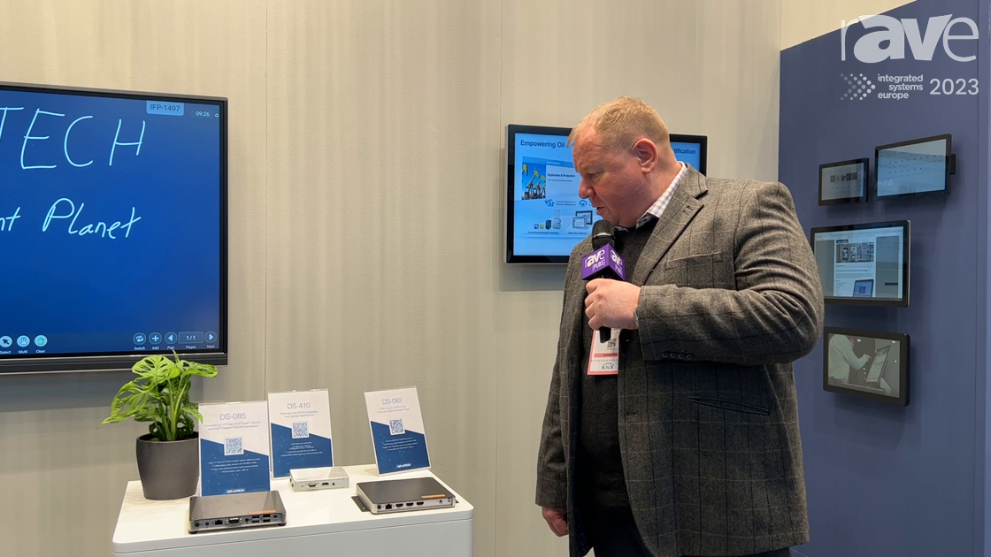 ISE 2023 Advantech Showcases Digital Signage Player Range (DS085, DS