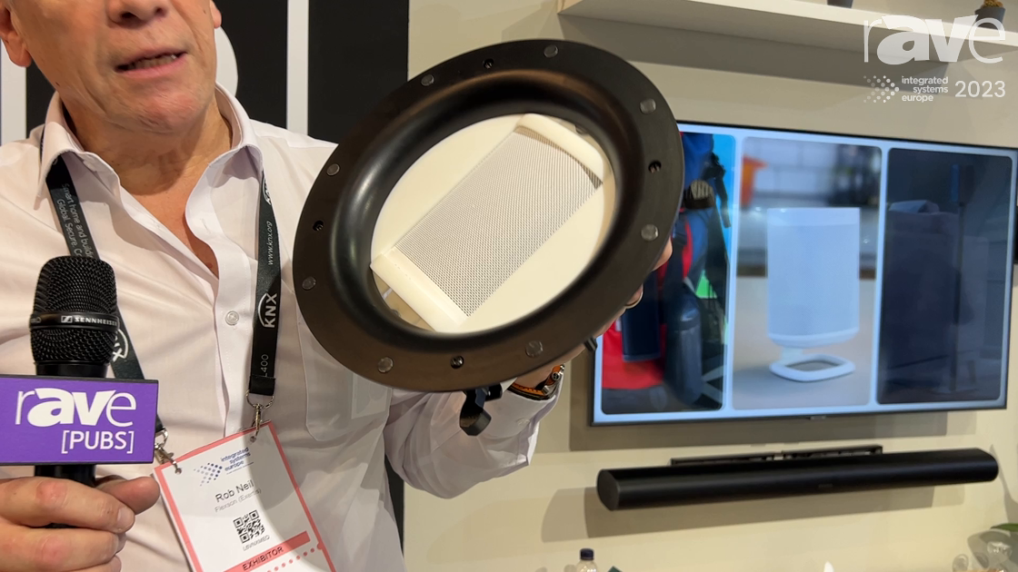ISE 2023: Flexson Illuminates 18-Inch Sonos S1 In-Ceiling Mount