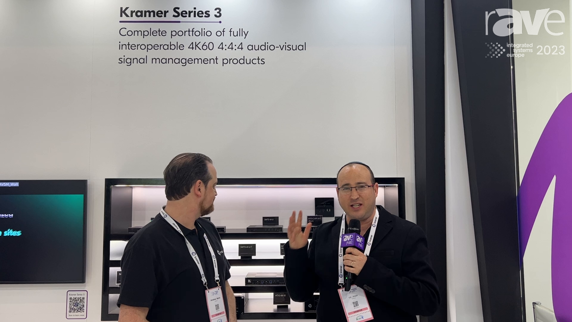 ISE 2023: Kramer Showcases Series 3 of 4K60 4:4:4 AV Signal Management Products