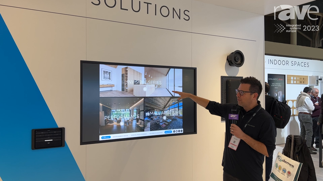 ISE 2023: Sonance Overviews Sonance Design Gallery, Using Invisible Series as an Example