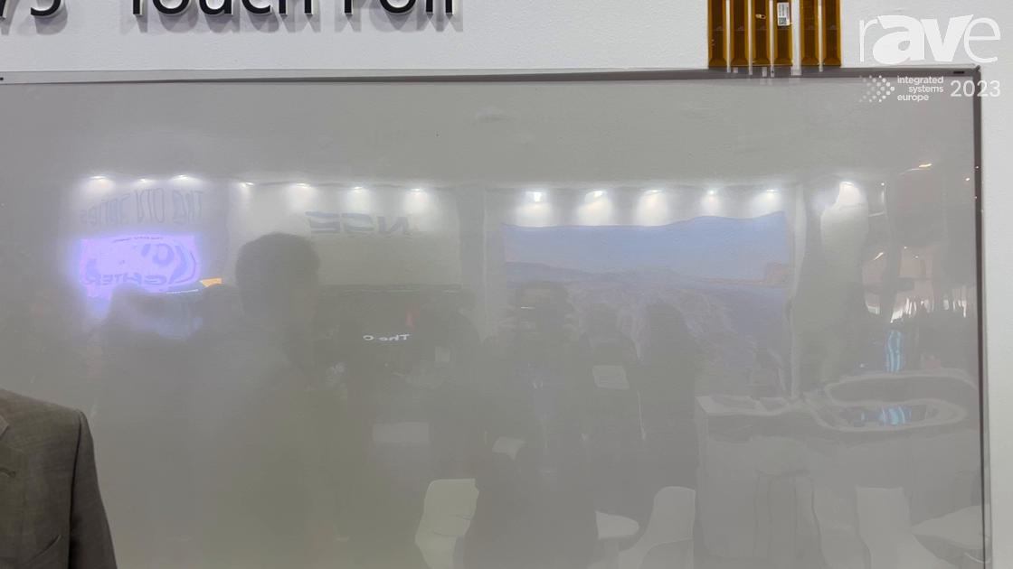 ISE 2023: Micron Presents Touch Foil 75-Inch for Smart Meeting Room, Education