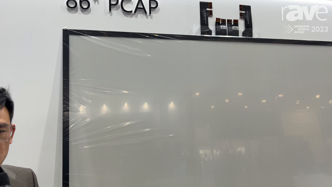 ISE 2023: Micron Shows Metal Mesh PCAP 86-Inch Display Panel for Conference Rooms, Education