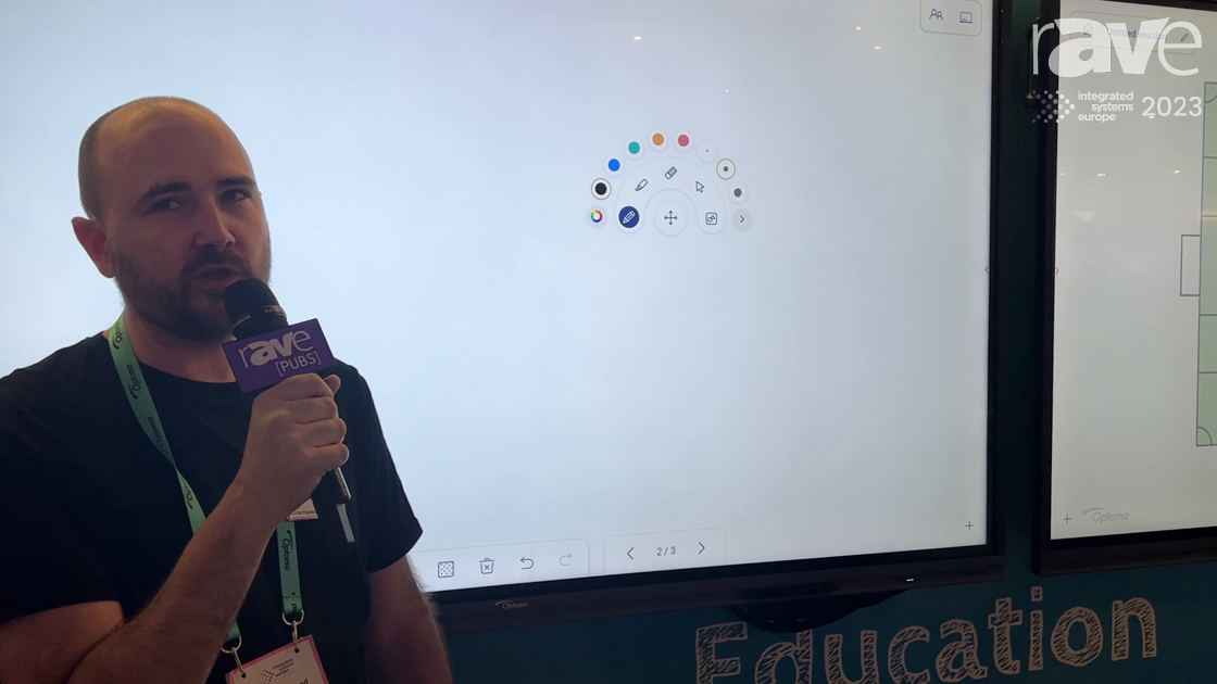 ISE 2023: Optoma Showcases Creative Board Touch Display for Classroom Connectivity