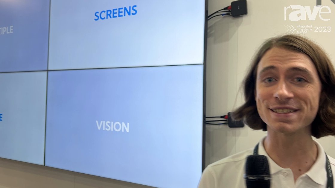 ISE 2023 BirdDog Shows New BirdDog VideoWall with Intel SDM and Play