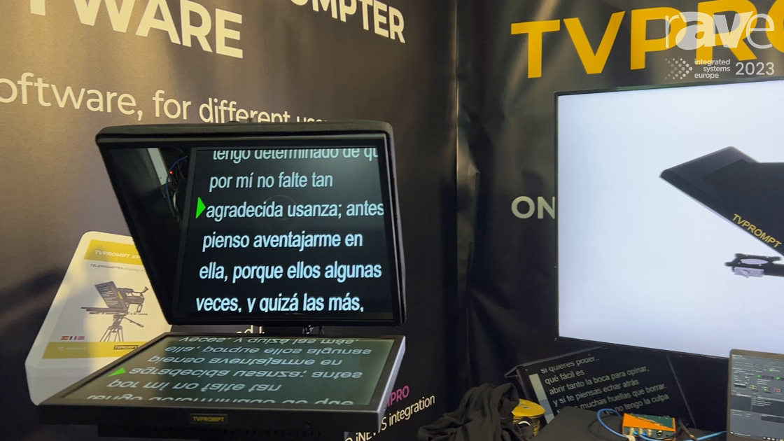 ISE 2023: TVPROMPT Details Professional Teleprompter Systems