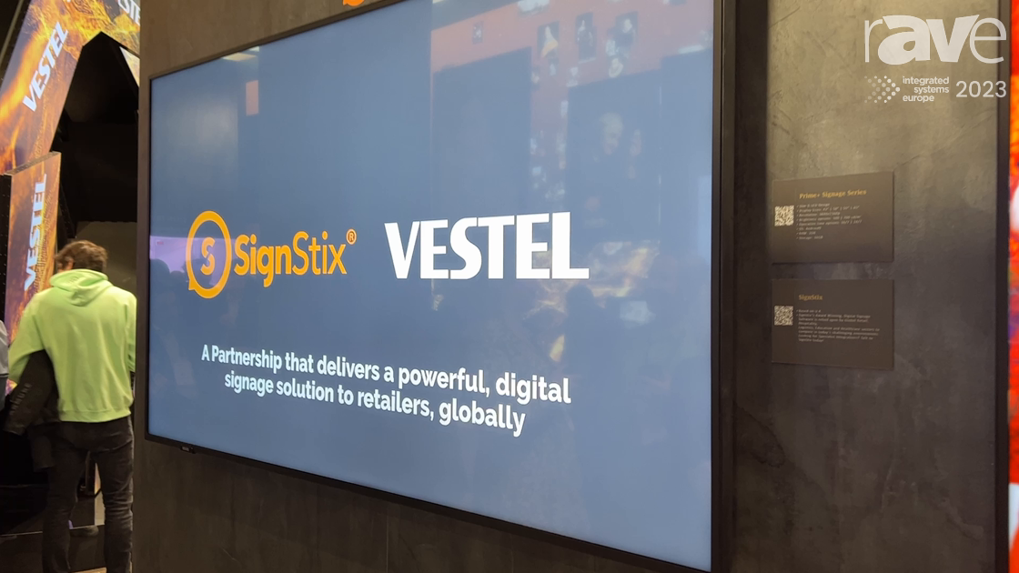 ISE 2023: Vestel Shows Retail Display Solutions with SignStix and NoviSign