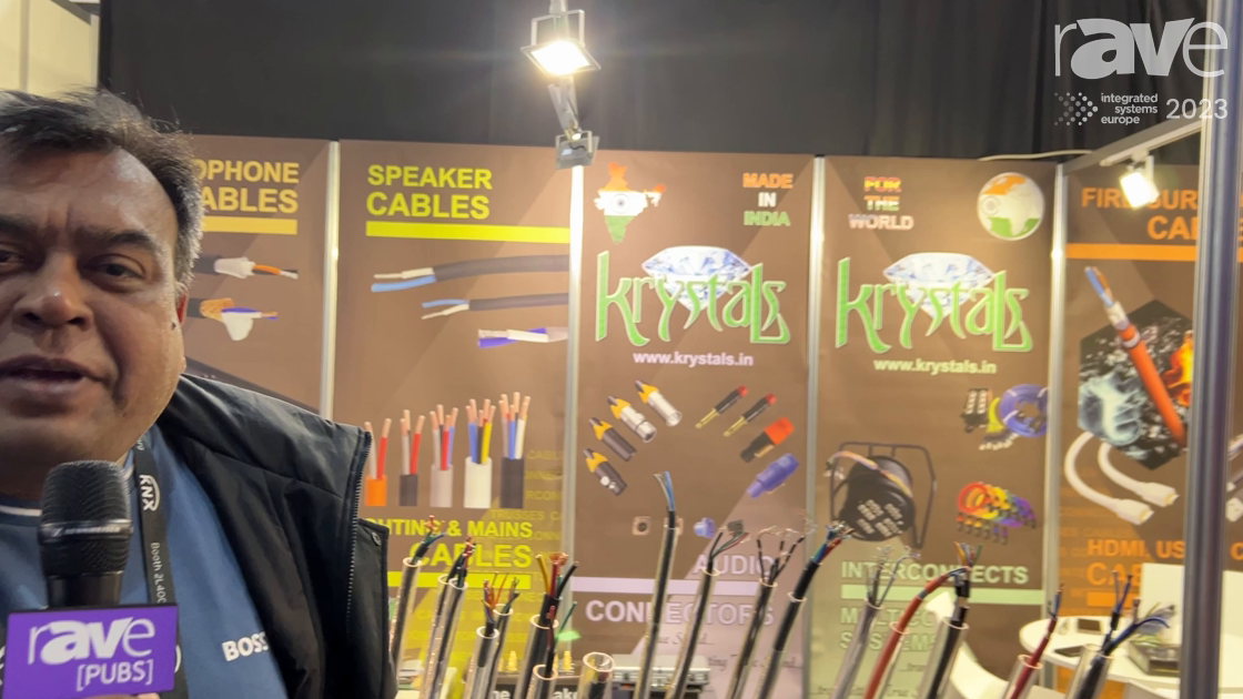 ISE 2023: Krystals Cables Features Family of High-Quality Cables and