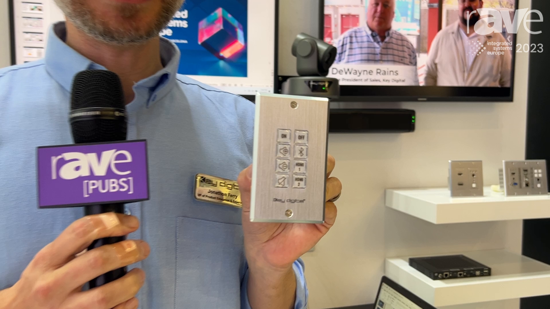 ISE 2023 Key Digital Shows KDWP82 EightButton, UIProgrammable IP