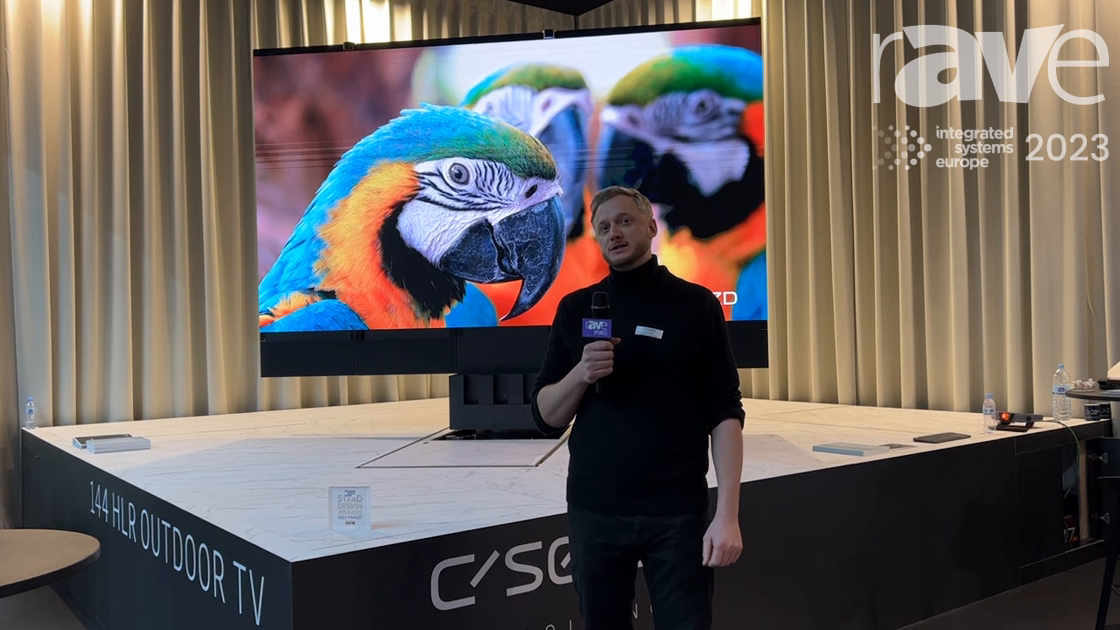 ISE 2023: C Seed Demos 2J175 Outdoor Unfolding TV