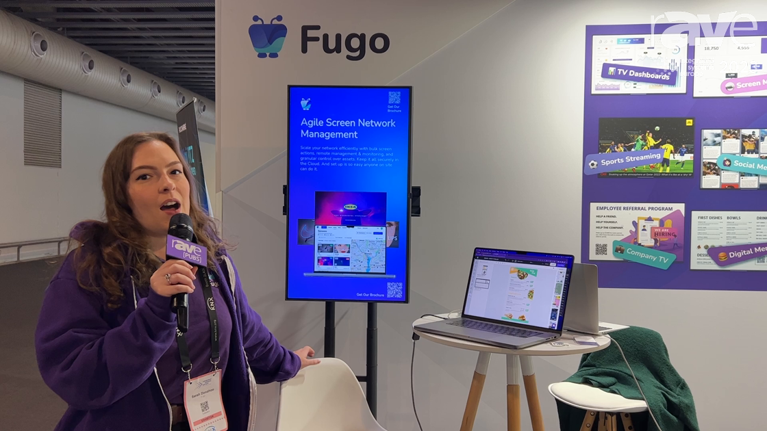 ISE 2023: Fugo Demos Smart Digital Signage Software and CMS, BI-Powered Dashboards Feature