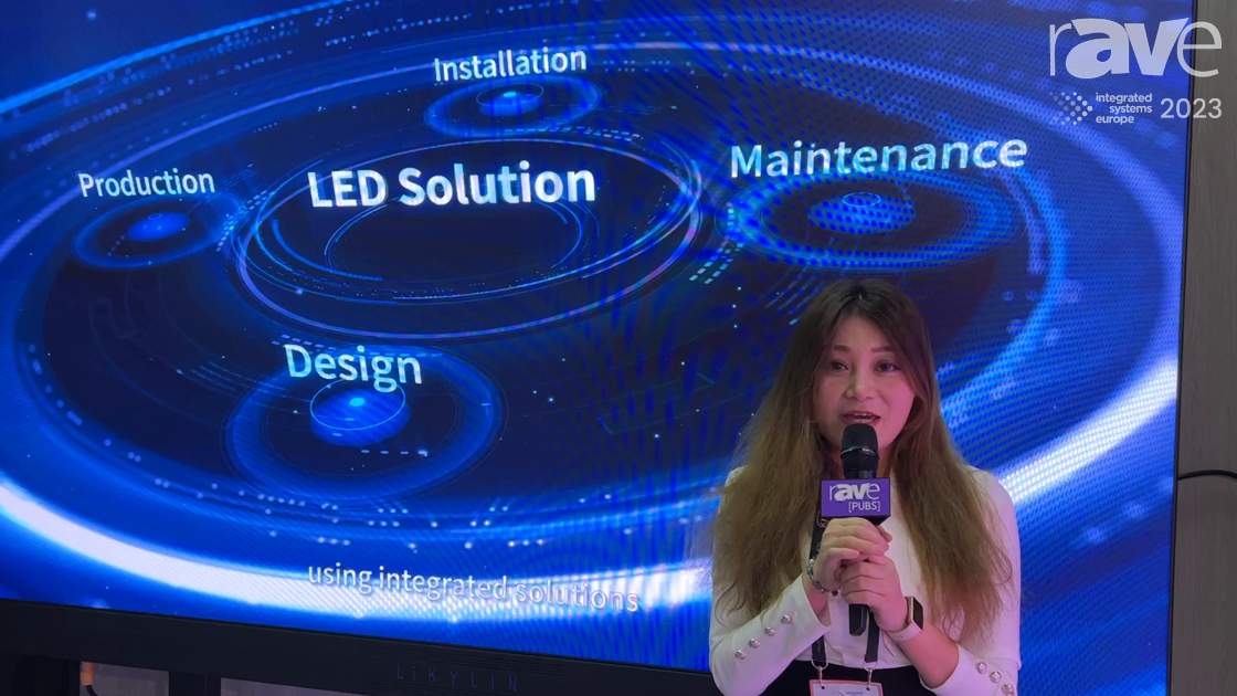 ISE 2023: Likylin Shows Off 116″ GOB All-in-One dvLED Display, XR dvLEDs for Production