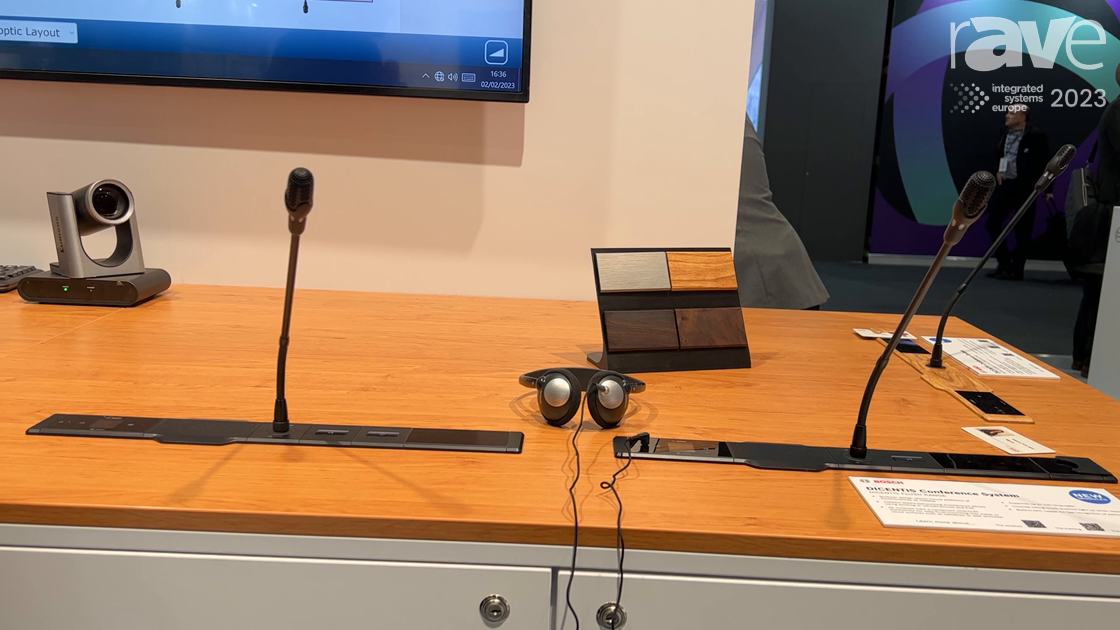 ISE 2023: Bosch Security Shows Flush-Mount DICENTIS Conferencing System With Voting, ID Panels