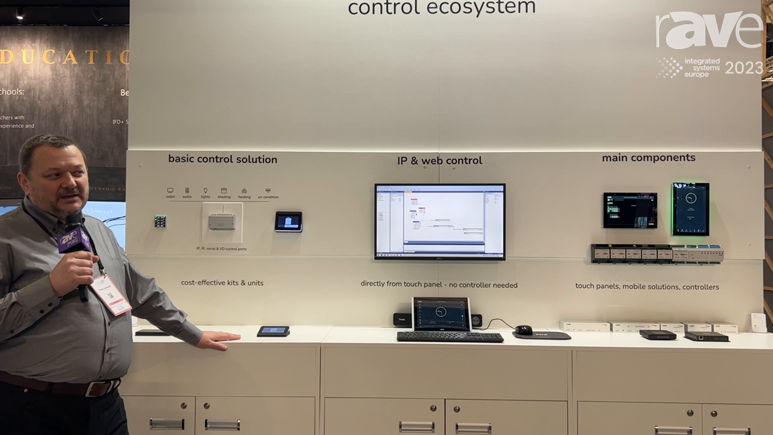 ISE 2023: CUE Shows Off Control Ecosystem of Controllers, Touch Panels and Mobile Solutions