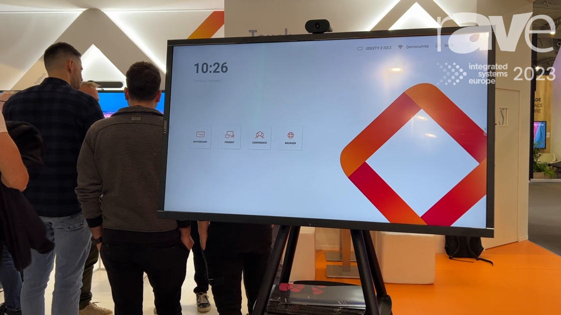 ISE 2023: i3-Technologies Presents i3SIXTY 2, Its Portable and Rotatable Digital Flipchart
