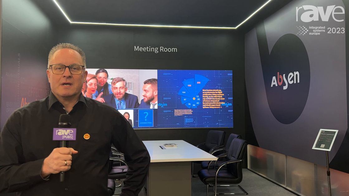 ISE 2023: Absen Shows Absenicon C Series (C154) 21:9 dvLED Screen Display Solution for Meeting Rooms