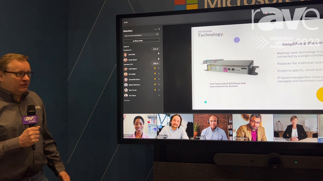 ISE 2023: Ashton Bentley Features Microsoft Teams Meeting Room Complete System With 5K 21:9 Display