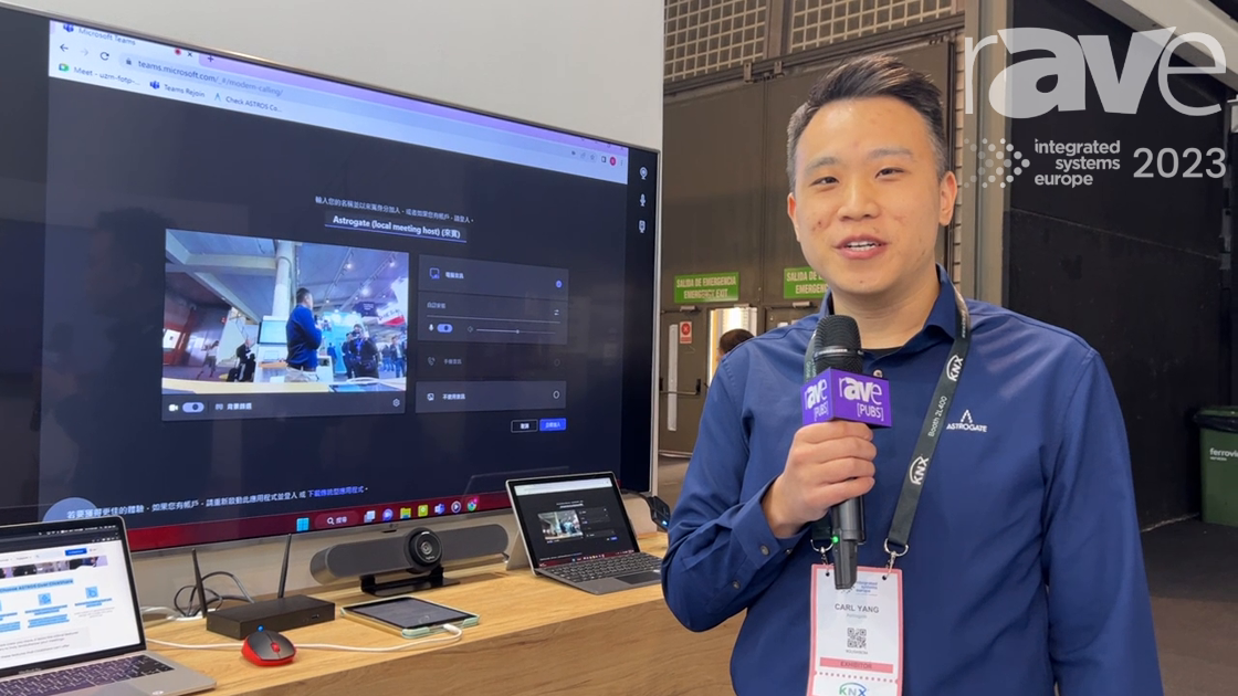 ISE 2023: Astrogate Intros Its Plug-and-Play Wireless Presentation and Videoconferencing Solution