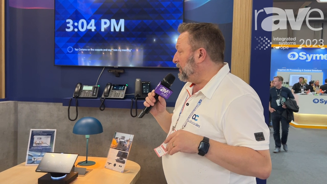 ISE 2023: AudioCodes Demonstrates RXV100 Collaboration Bundle for Microsoft Teams Rooms