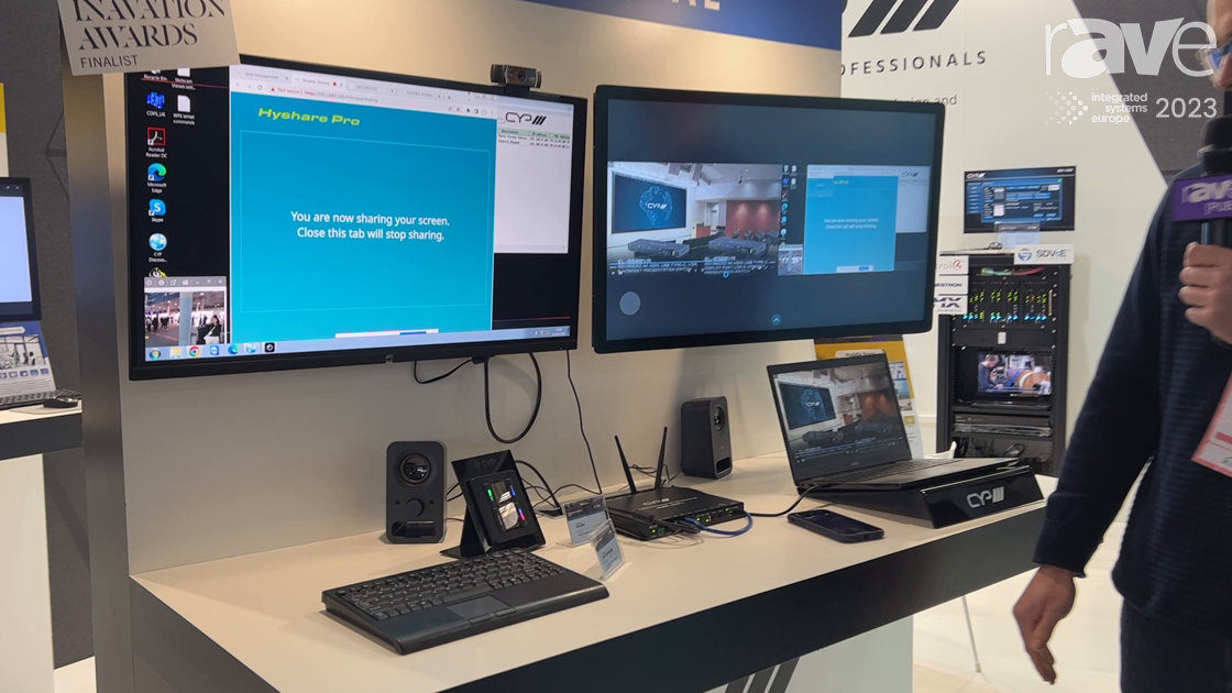 ISE 2023: CYP Intros OR-32WPS-SDMI Multiformat Switcher With Hyshare Pro Presentation Input