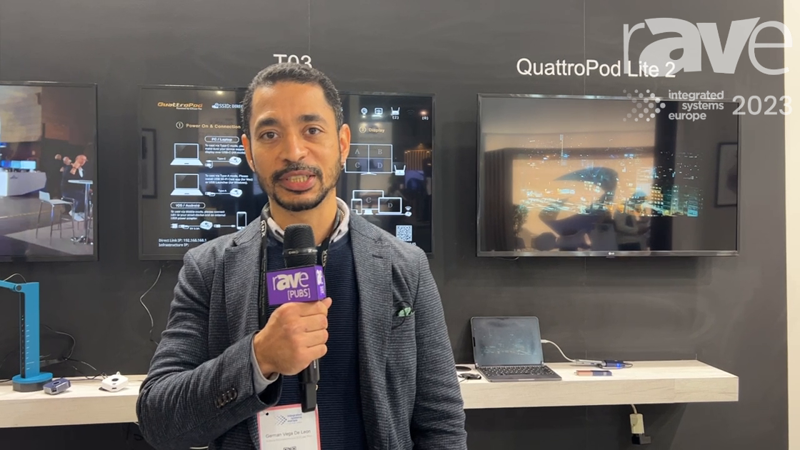 ISE 2023: EZ Cast Shows QuattroPod T03 and Lite 2 Conferencing Transmitters