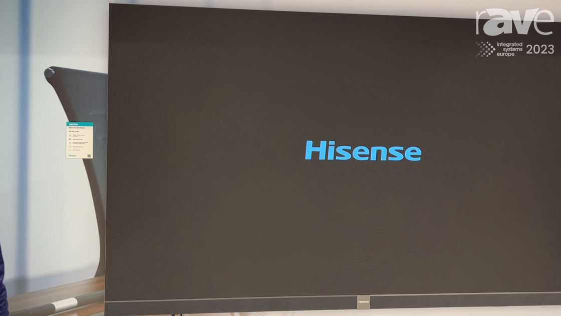ISE 2023: Hisense Showcases the HAIO136 136″ dvLED All-In-One Display for Boardrooms