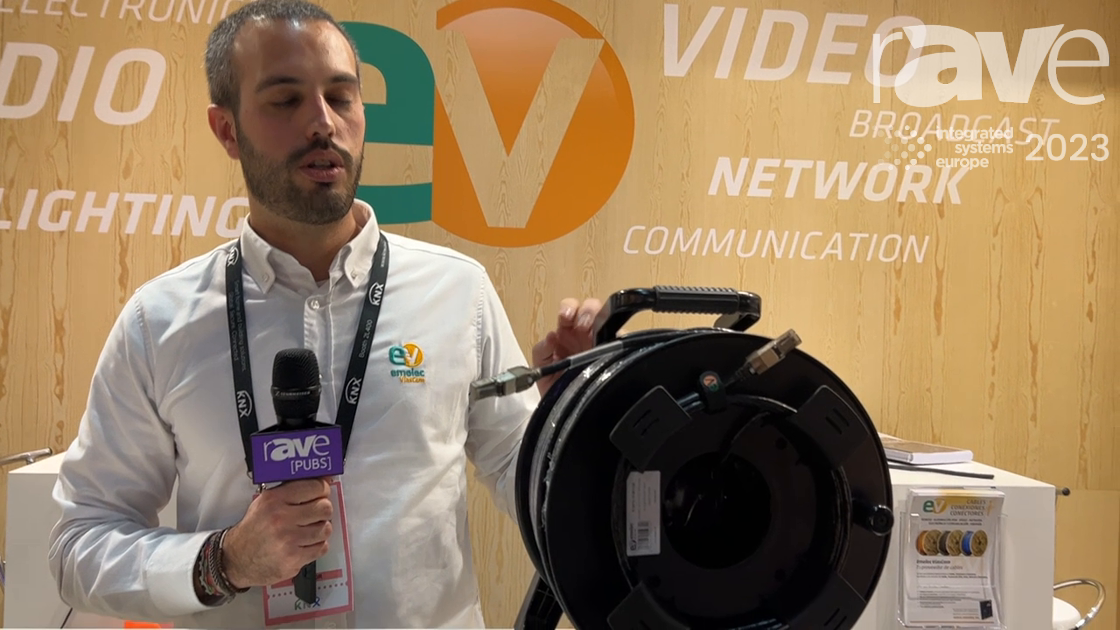 ISE 2023 Emelec Introduces CAT7 S/FTP Cable Reel rAVe [PUBS]