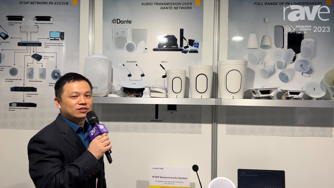 ISE 2023: Lucky Tone Exhibits Range of PA Pendant or Wall-Mount Loudspeakers