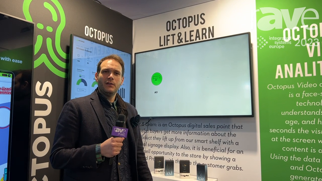 ISE 2023: Octopus Digital Signage Shows Off Lift-and-Learn Solution for Retail