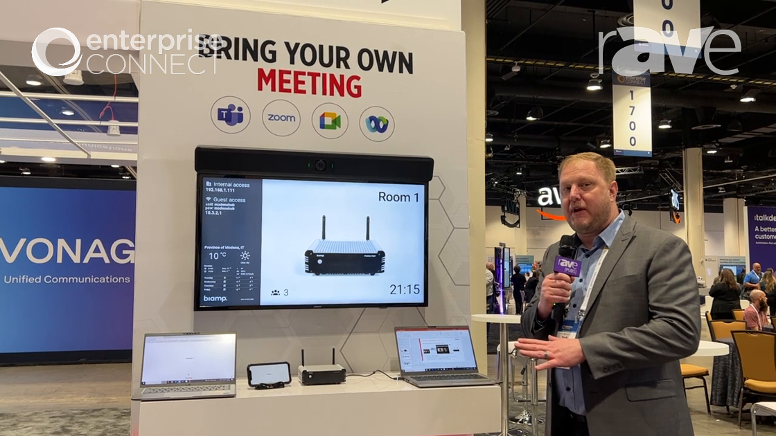 Enterprise Connect 23 Biamp Shows BYOM, BYOD Solutions with Modena Hub