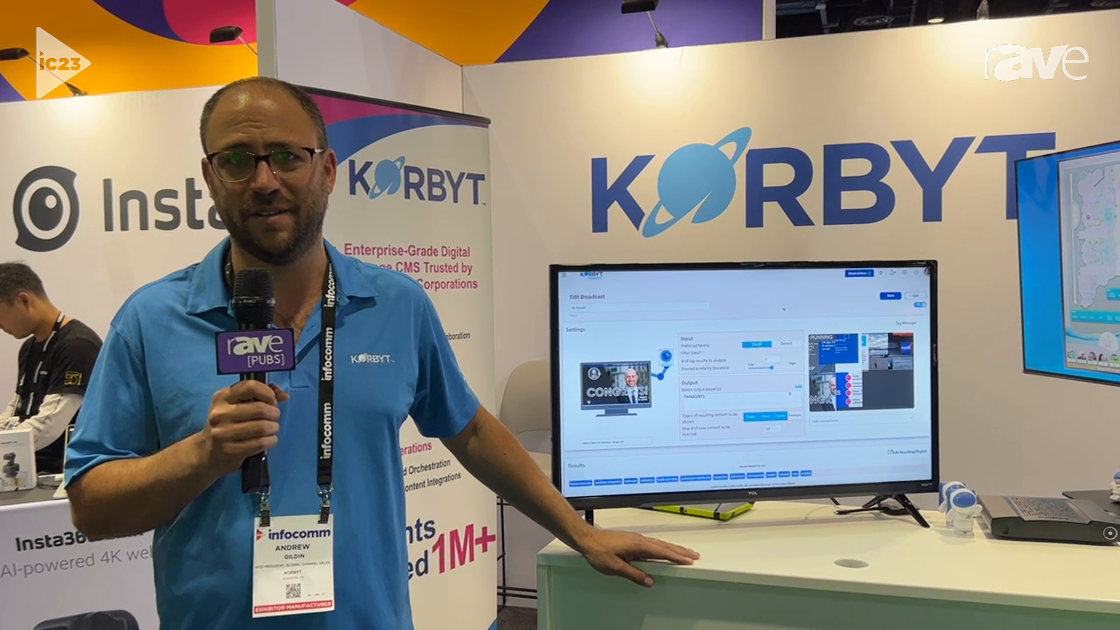 InfoComm 2023: KORBYT Shows Machine Learning Broadcast Product for Intelligent Content Management