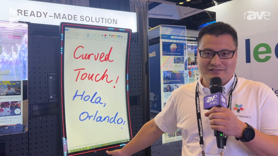 InfoComm 2023: Sinotectronics Shows Curved Touch Monitor for Casino Applications