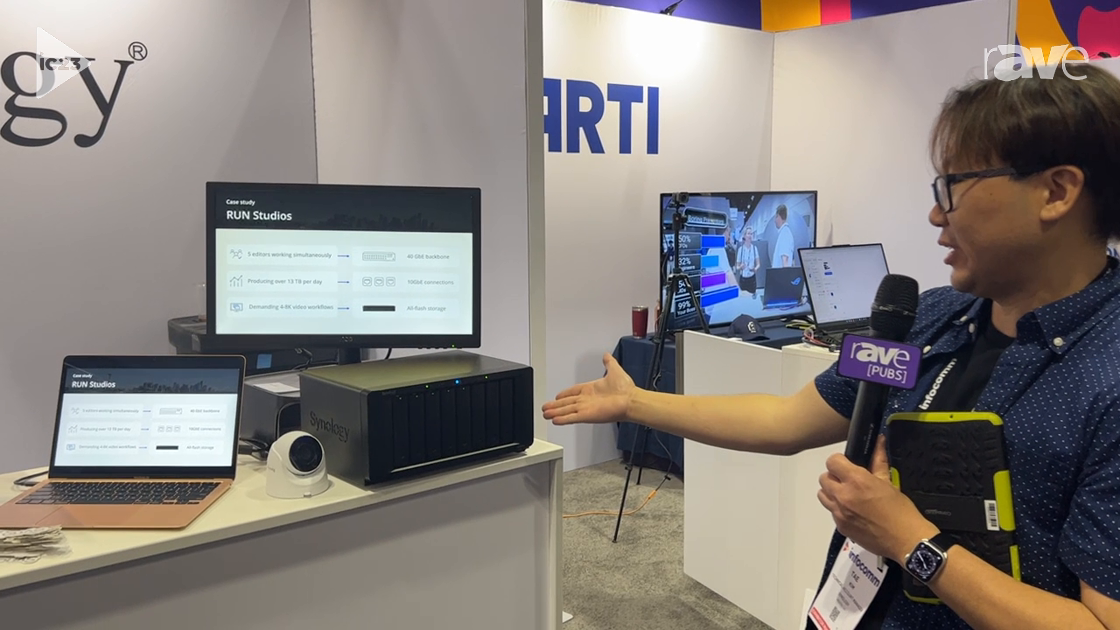 InfoComm 2023: Synology Features DS1823xs+ Central Storage Server for Editing and Post Production