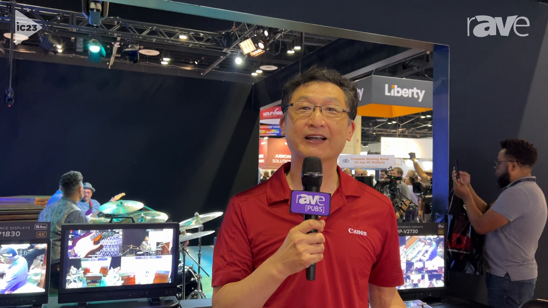InfoComm 2023: Canon Shares Live Production Studio with Range of Controllers and Cameras