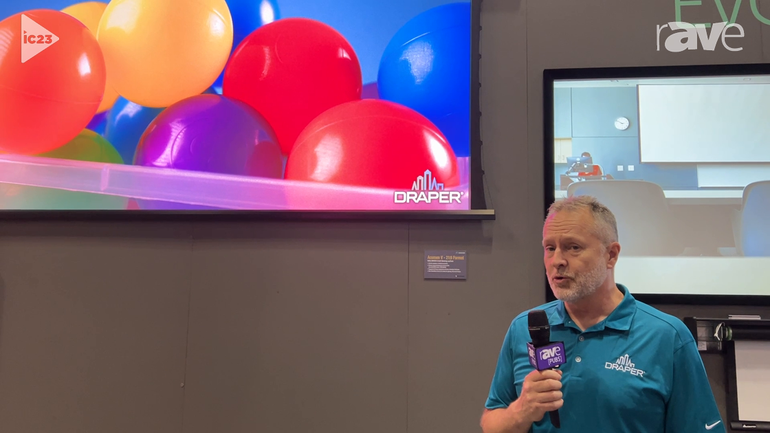 InfoComm 2023: Draper Shows Tecvision Performance Driven Screen Materials
