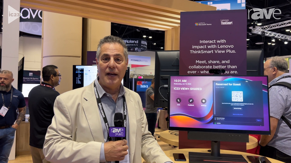 InfoComm 2023: Lenovo Adds 27-Inch ThinkSmart View+ Personal Collaboration Solution Touch Display