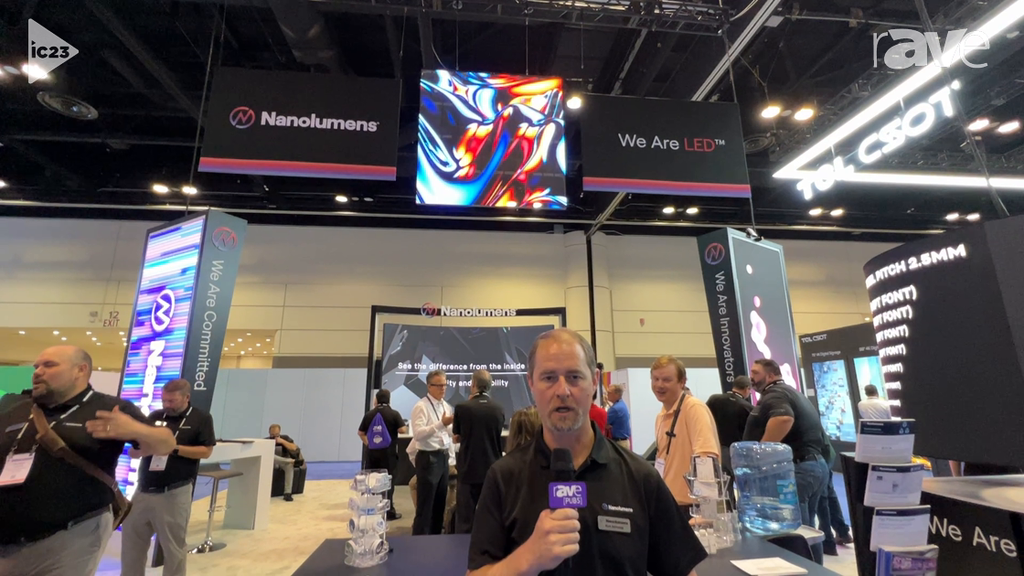 InfoComm 2023: Nanolumens Highlights Indoor and Outdoor Clear Series of Meshed dvLED Displays