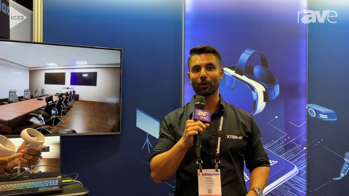 InfoComm 2023: XTEN-AV Demos X-VRSE Virtual Reality AV System Design Software Solution