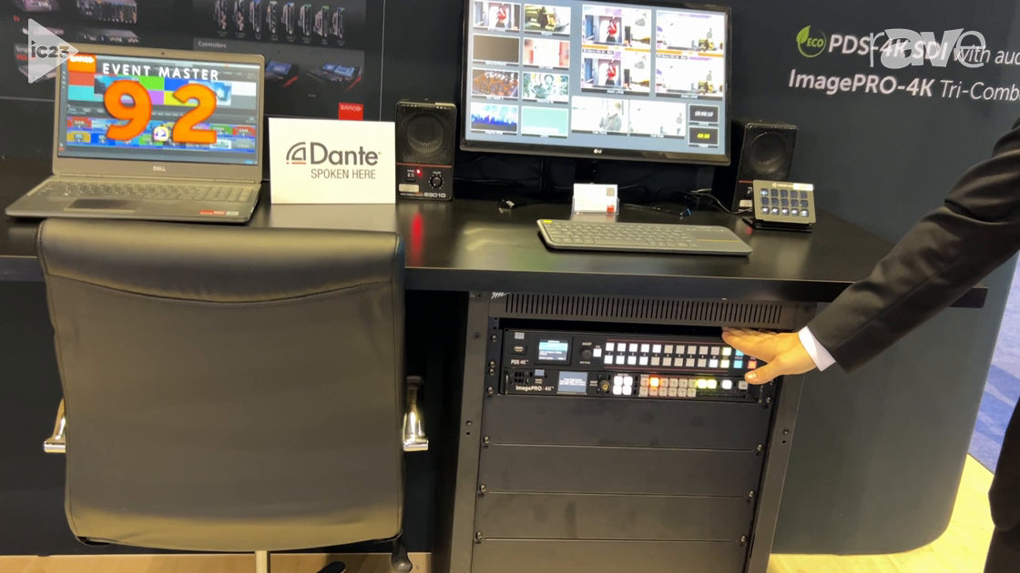 Infocomm 2023 Barco Shows Off Pds 4k All In One Presentation Switcher