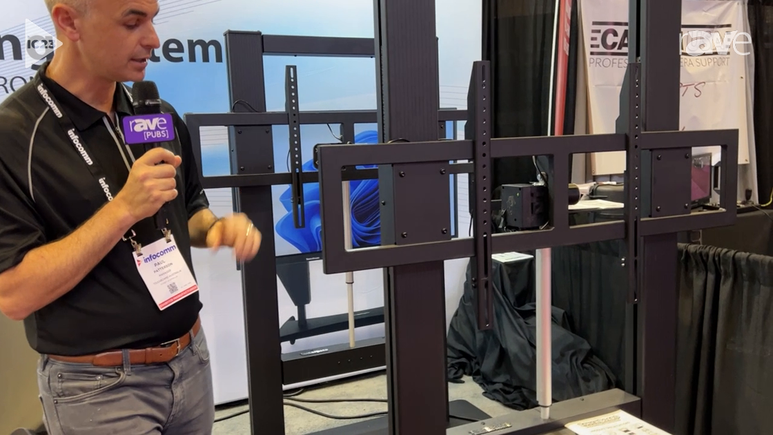 InfoComm 2023: TouchBoard Shows Off Range of Display Mounting Stands, Table Easel