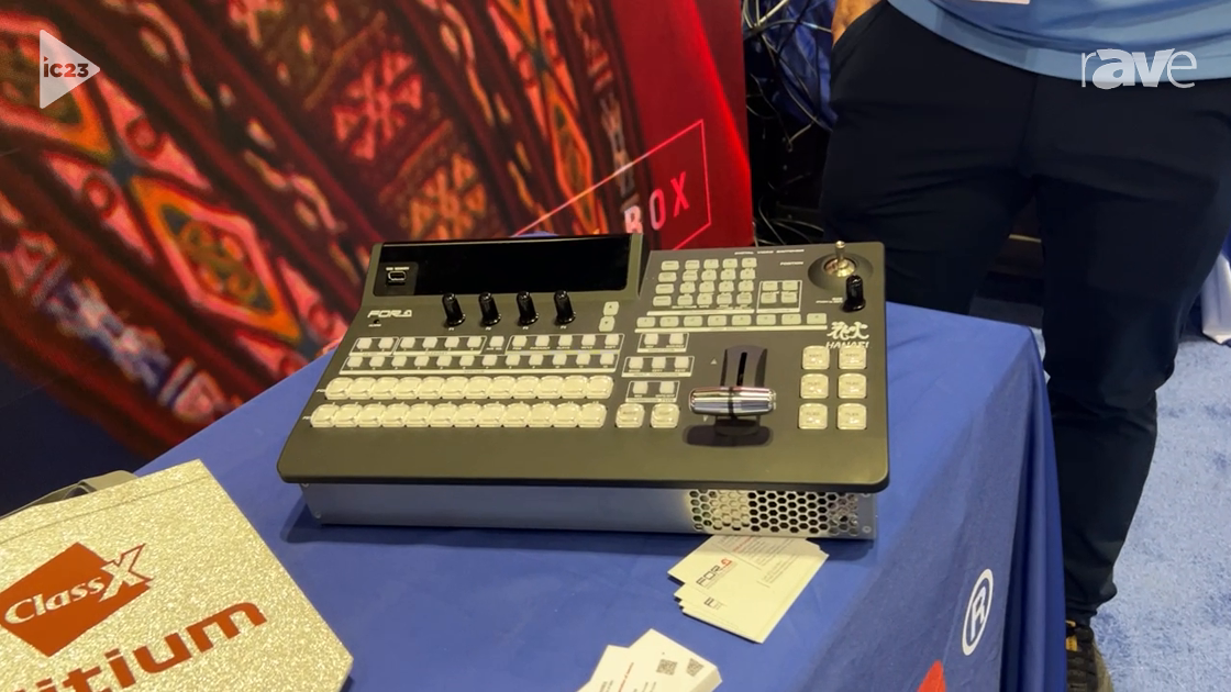 InfoComm 2023: FOR-A America Details HVS-190I Control Panel Main Unit Video Switcher