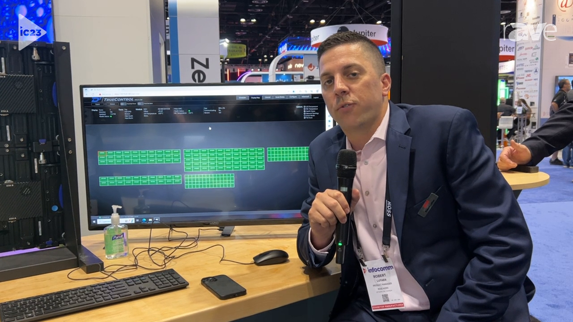 InfoComm 2023: Ross Video Demos TrueControl Software for Advanced Element Processor and LED Control