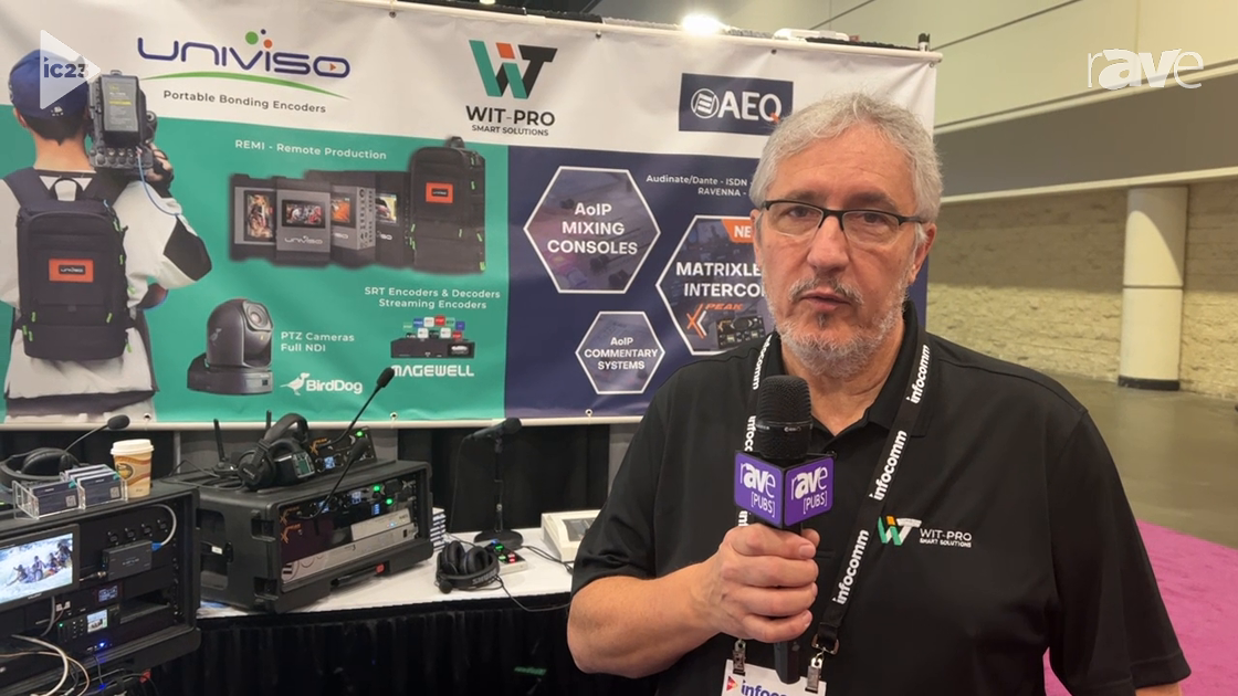 InfoComm 2023: Univiso Shows the UV 800 Portable Bonding Encoder at the WIT-PRO GROUP Booth