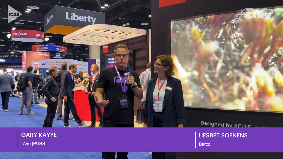 InfoComm 2023: Join Gary Kayye and Liesbet Soenens for a Tour of the Barco Booth