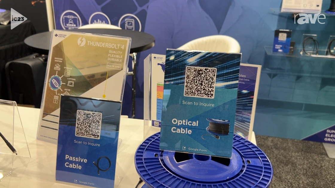InfoComm 2023: Sumitomo Electric Industries Details Passive, Optical and Active Cable Products