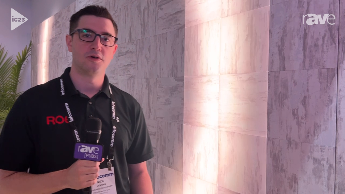 InfoComm 2023: Roe Visual Talks About ArtMorph Decorative, Panel-Based LED Light