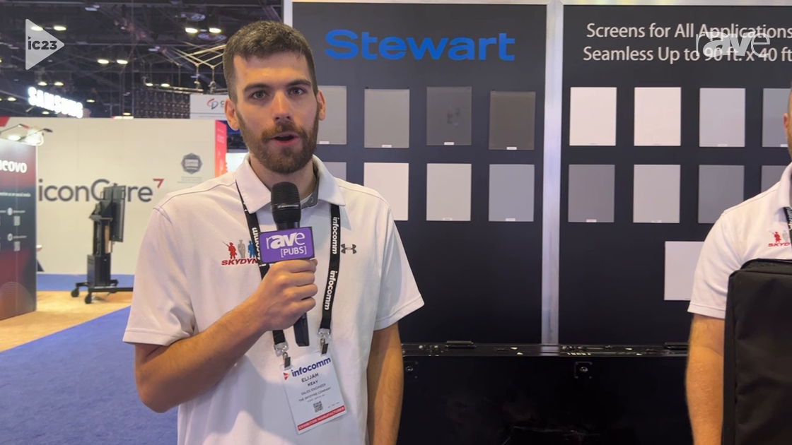 InfoComm 2023: The Skydyne Company Demos How the Portable Komodo Monitor Stand Works