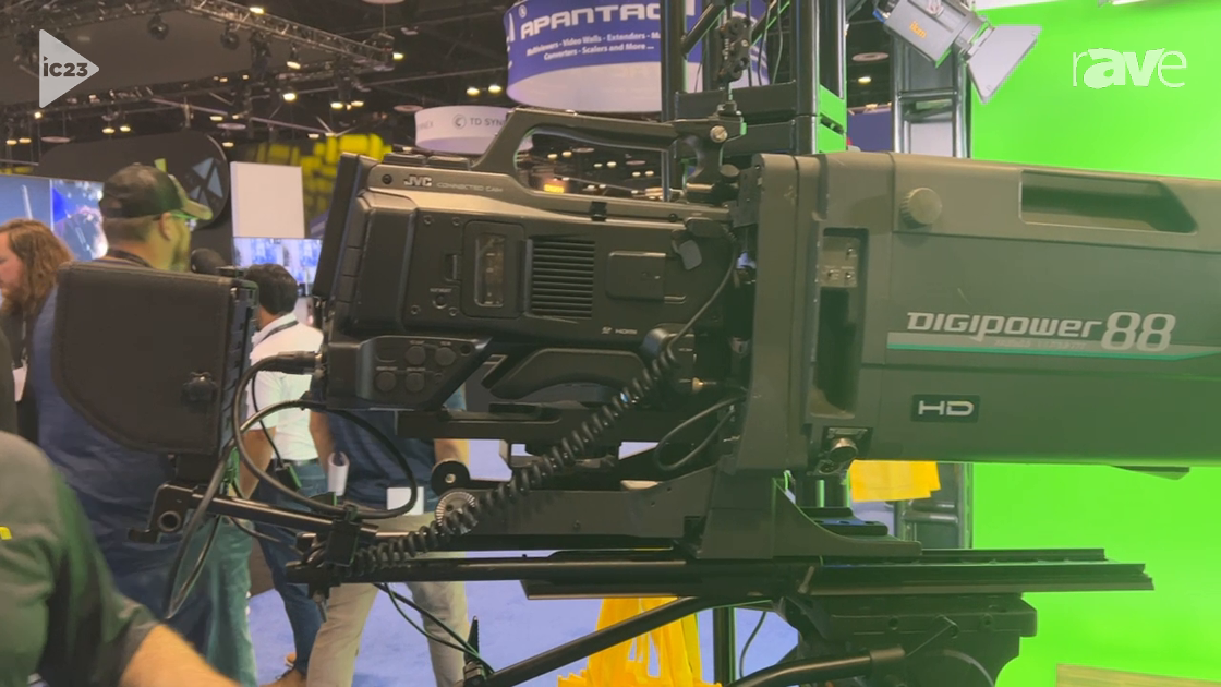 InfoComm 2023: Ikan Talks About EP880XK Pneumatic Carbon Fiber Pedestal Tripod With 150mm Fluid Head