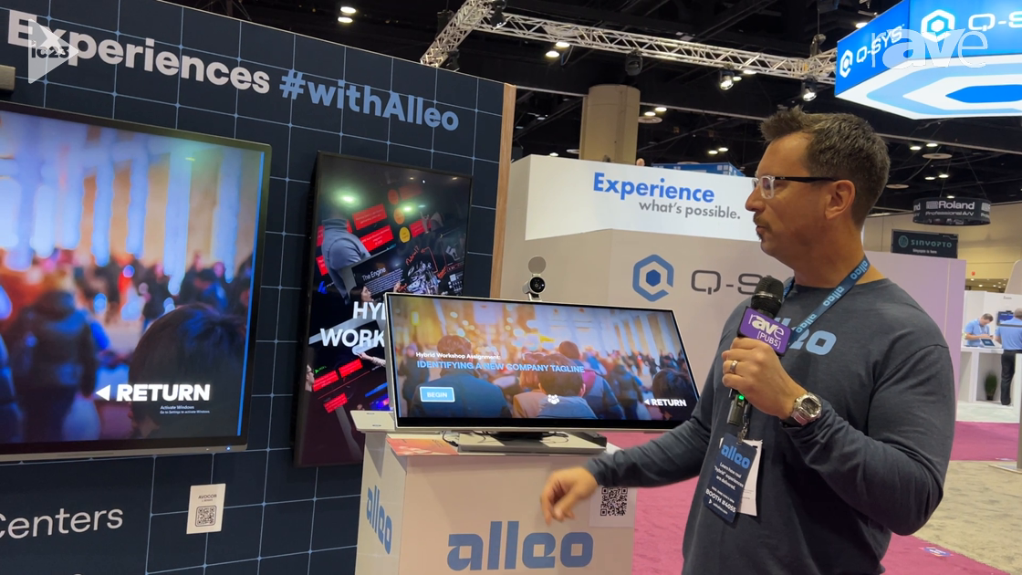InfoComm 2023: Alleo Demos Hybrid Presentation & Workshops