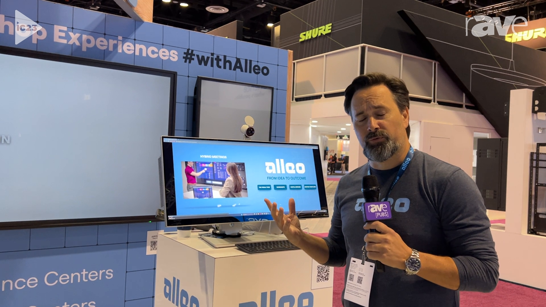 InfoComm 2023: Alleo Demos “Visual Twin” Display Use Case for Hybrid Experiences