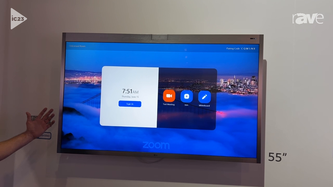 InfoComm 2023: LG Electronics Highlights 55″ One:Quick Works Zoom Room Solution for Collaboration